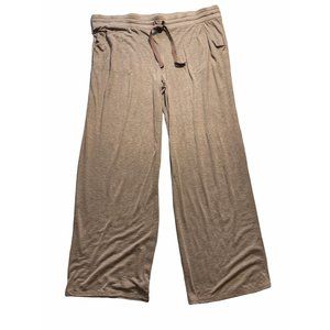 Natori Beige Lounge Pants with Pockets XL